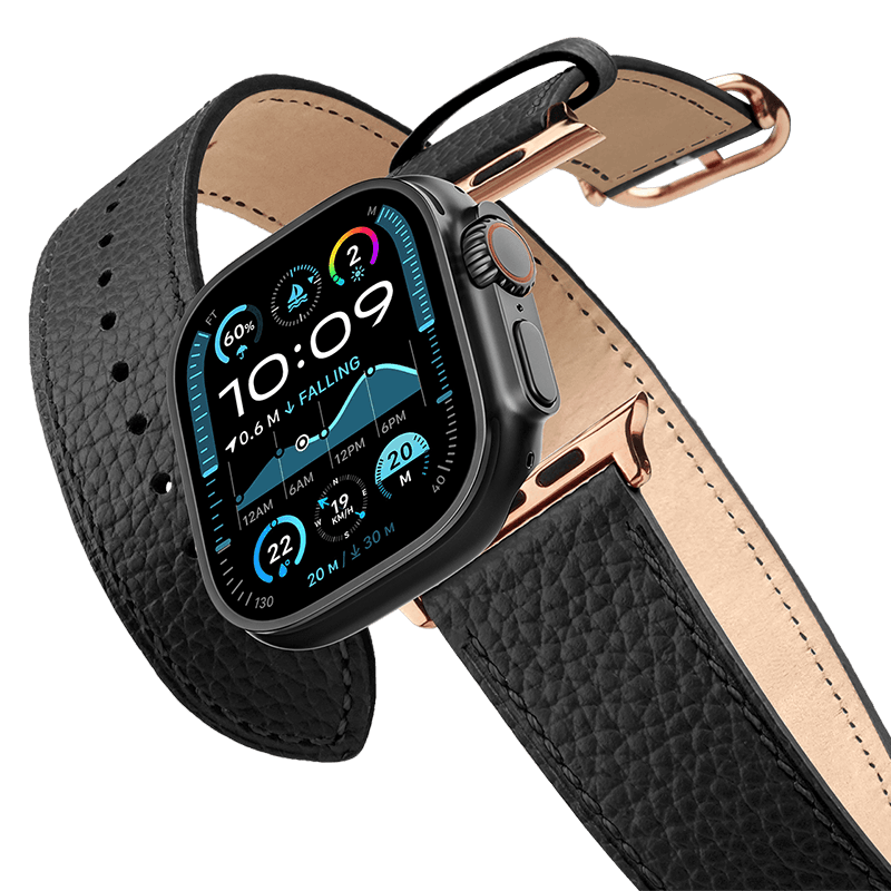 2-in-1 Italian Leather Band